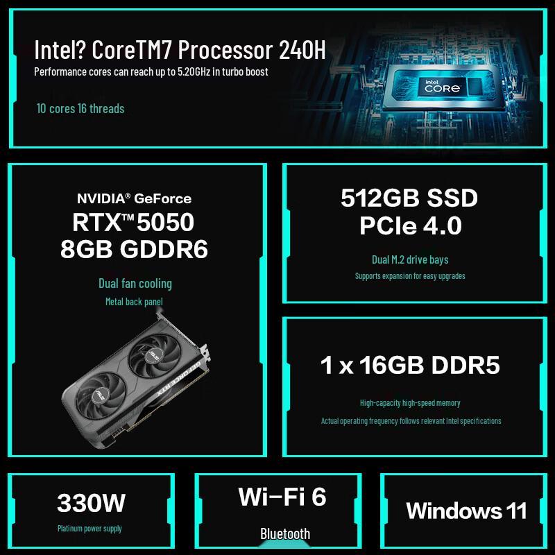 ASUS TUF Gaming 7X Desktop Gaming PC (CN version)