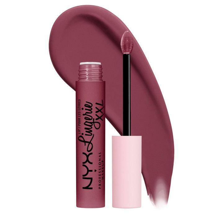 Rouge à Lèvres Liquide Mat - NYX PROFESSIONAL MAKEUP - Lip Lingerie XXL - Vegan - Longue Tenue - Teinte Bust-ed