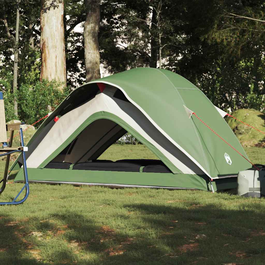 1 Person Camping Tent Green Waterproof