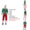 Vibrant Xmas Party Fancy Dress With Soft Touch Velvet Santa's Helper Costume
