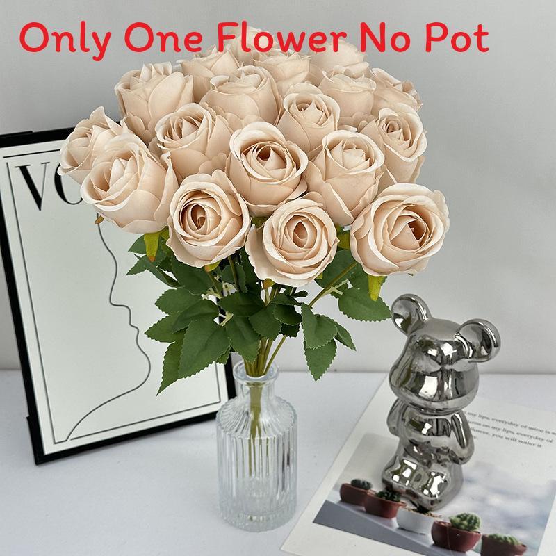 Цветок Роза Элегантный С Шелковистой Текстурой Для Свадебной Фотографии Декор Дом