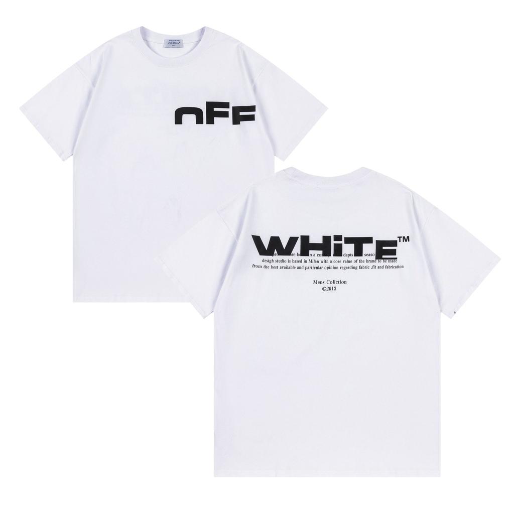 9059 Молочно-белый 2025 Весна/Лето Новая Коллекция Футболка с круглым вырезом, капюшоном и короткими рукавами с рисунком из неполных букв для мужчин и женщин