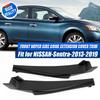 Левая+Правая Для Nissan Sentra 2013-2019 Передняя щетка стеклоочистителя Боковая накладка-удлинитель кожуха Черный
