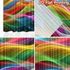 2D flat printing 2pcs Curtain Drapes Colorful Abstract Waves Digital Printed Polyester Drapes Holiday Decorations for Holiday