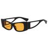 European And American Fashion New Hollow Cat Eye Personalized Sunglasses Square Versatile Internet Celebrity Advanced Sunglasses Trendy Glasses