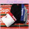 Свитшот Supreme с принтом букв для мужчин Повседневная спортивная одежда Мода