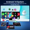 11,26-дюймовый Автомобильный видеорегистратор Android 14 4G+64G 4G LTE WIFI Видеорегистратор Carplay Android Auto Двойная камера Запись 1080P Поддержка Youtube Netflix