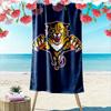 Fierce Panther Clawing Design Patterned beach towel quick dry perfect for travel outdoor sports jogging the beach and swimming
