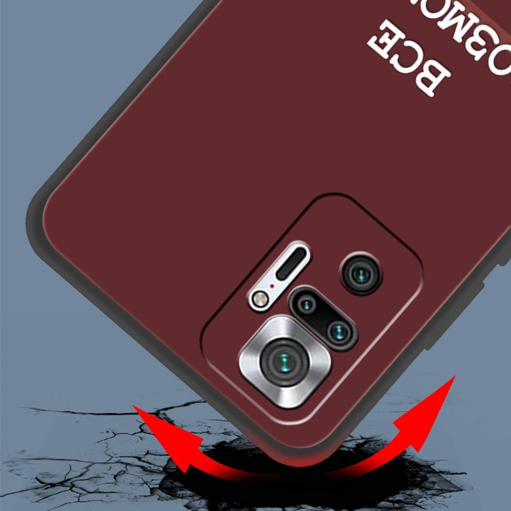 Russian Quote Slogan Letter Phone Case Cover for Redmi 14C 10C Note 15 14 13 12 10 11 K40 Pro Plus 5G Shockproof Soft TPU Shell