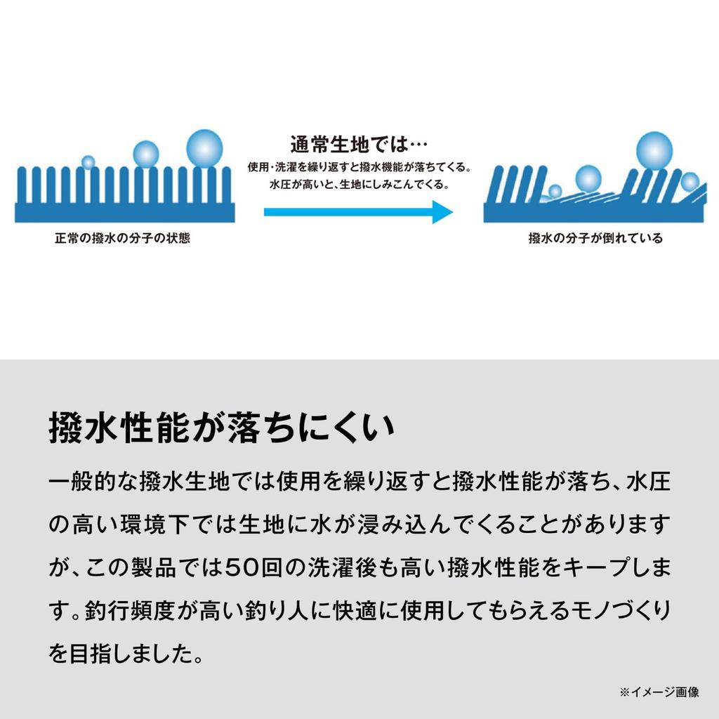 Water Repel Half Zip Shirt Long Sleeve Black L [Shimano] SH-040X