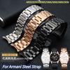 Нержавеющая сталь ремешок для Armani AR5906 AR5905 AR5890 AR5889 5858 5920 5919 мужской 23мм женский 20мм Раскладывающаяся застежка ремешок для часов браслет