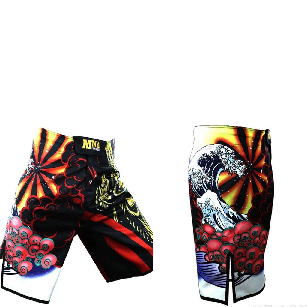 Тигр Муай Тай шорты мужские смешанные боевые искусства джиу-джитсу мма боксерские шорты фитнес саньда жестокий бой кикбоксинг брюки плавки