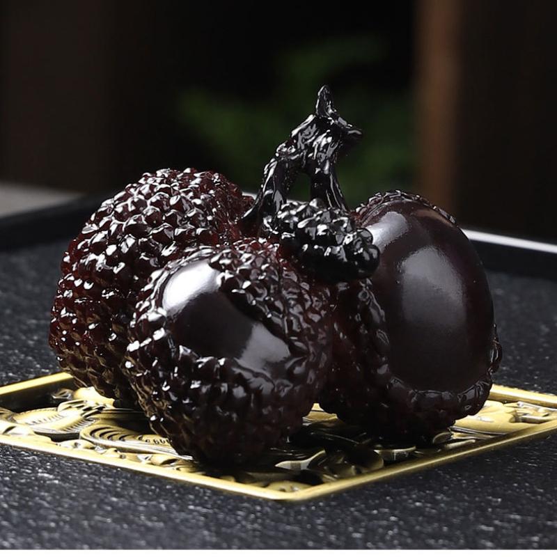 Меняющий цвет чайный питомец личи Аксессуары для чайной церемонии Гун Фу Украшение для гостиной Чайные питомцы Аксессуары для чайного набора Украшение