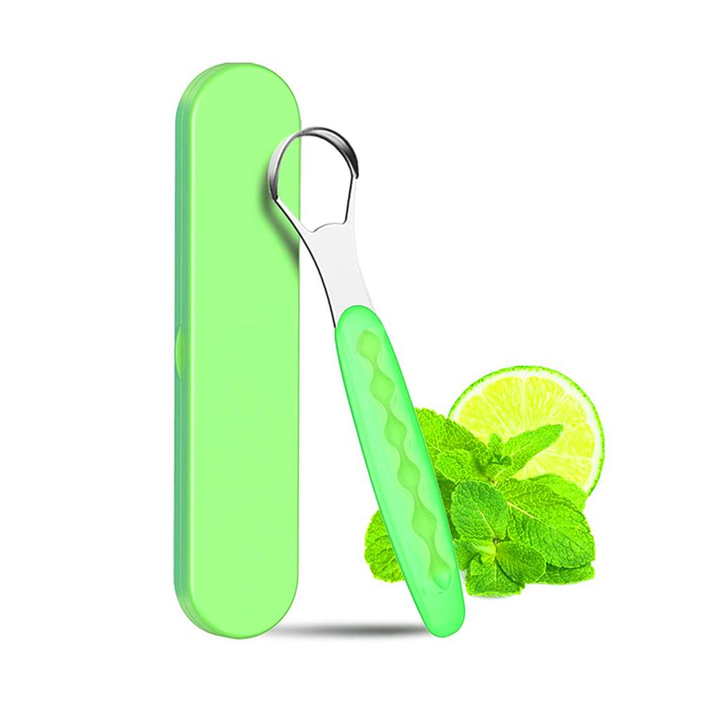 Портативный футляр из нержавеющей стали для чистки языка, цветной скребок для языка, очиститель полости рта от неприятного запаха изо рта, стоматология, гигиена полости рта