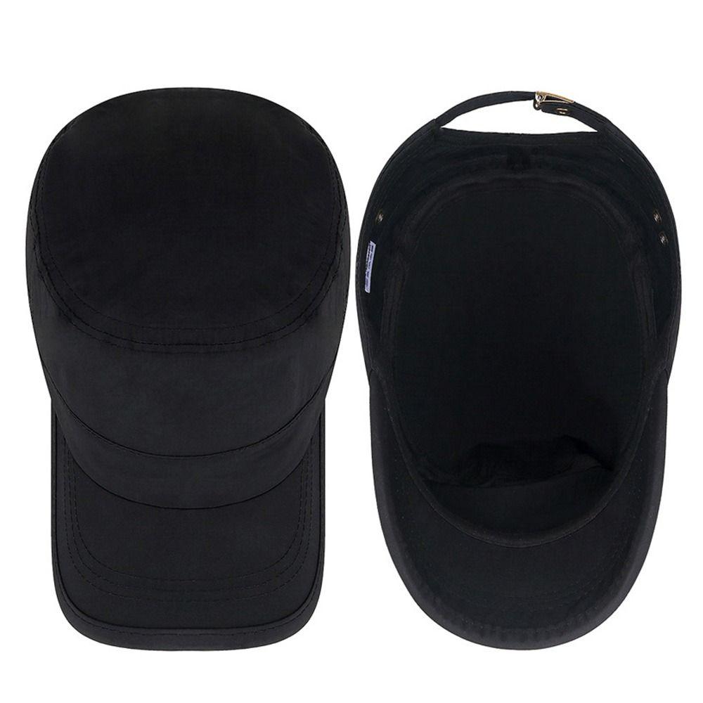 Anti-UV Baseball Cap Breathable Sun Hat Fashion Flat Top Hat Men Women