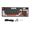 Wireless Mechanical Keyboard 3 Mode BT5.0 2.4GHz Type C Hot Swappable Custom Keyboard Blue Switch