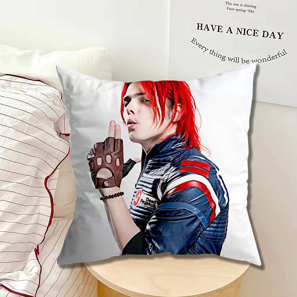 PPanic At The Disco Pillow case Printed Polyester Throw Pillow Cover Decorative Sofa Cushion Pillowslip Home Decor