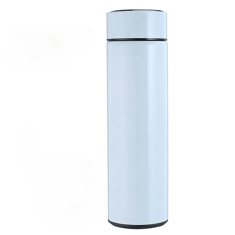 Умная бутылка для воды из нержавеющей стали, герметичная, с двойными стенками, сохраняет напитки горячими и холодными, ЖК-дисплей температуры