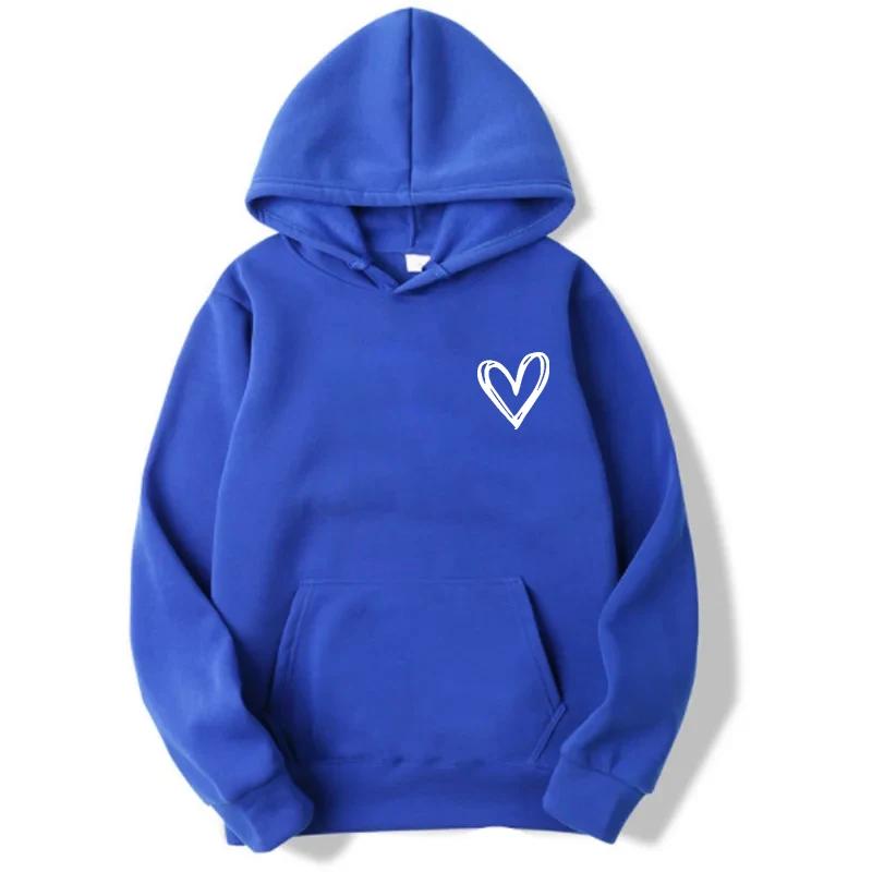 2025 Autumn/Winter New Women's Trendy Brand Casual Heart Shaped Hoodie Outdoor Sports Jogging Comfortable Versatile Coat