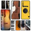 For Realme 10 9 8 5G 7 6 GT2 Pro Plus 9i C21 C11 C25 C35 Music Instrument Guitar Piano Phone Case For Realme GT Neo 2 3 3T Cover