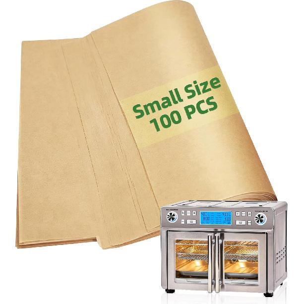 4 Pcs Air Fryer Oven Liners for Emeril Lagasse Dual Zone 360 Air Fryer Oven, Small Size Airfryer Liners Reble Accessories for Emeril Lagasse Dual