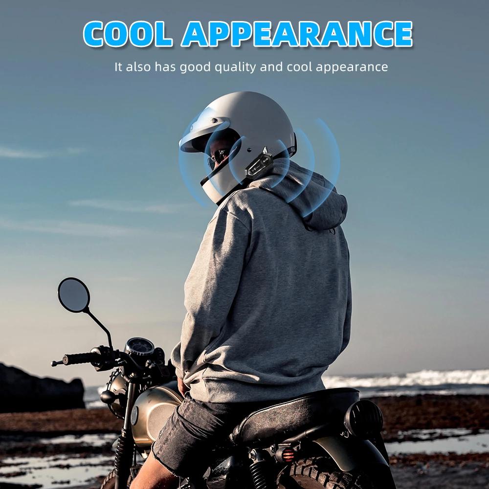 Гарнитура для шлема мотоцикла BT31Pro Bluetooth, водонепроницаемость IPX6, шумоподавление, 2 водителя, 300 м интерком