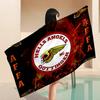 Клуб H-Hells A-Angels Логотип Аниме Пляжное Полотенце для Купания Мягкое Впитывающее Салфетка Детские Подарки для Детей Путешествия Кемпинг Спортзал