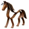 Stable Metal Art Figurine Vintage Horse Figurine, Handcrafted Rustic Sculpture Statue, Handmade Craft Statue Modern Desktop Decor Ornament for