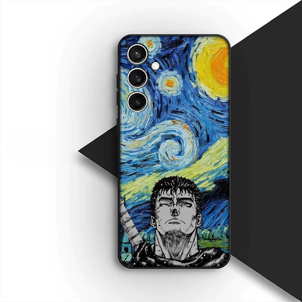 Чехол для Samsung Galaxy S10 S8 S9 Plus A33 A34 A31 70 A71 A72 Note 20 9 8 S10E Чехол для телефона Мягкий чехол Обои Берсерк Гатс