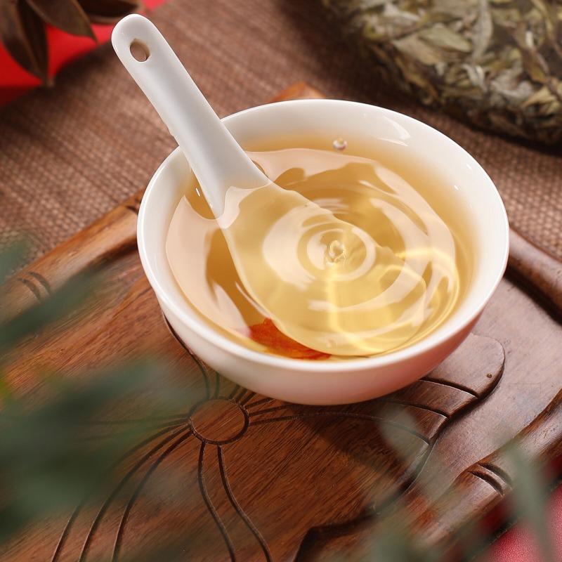 300 г белого чая Fuding Peony King Old White Tea Cake Высокогорный выдержанный дикий чай