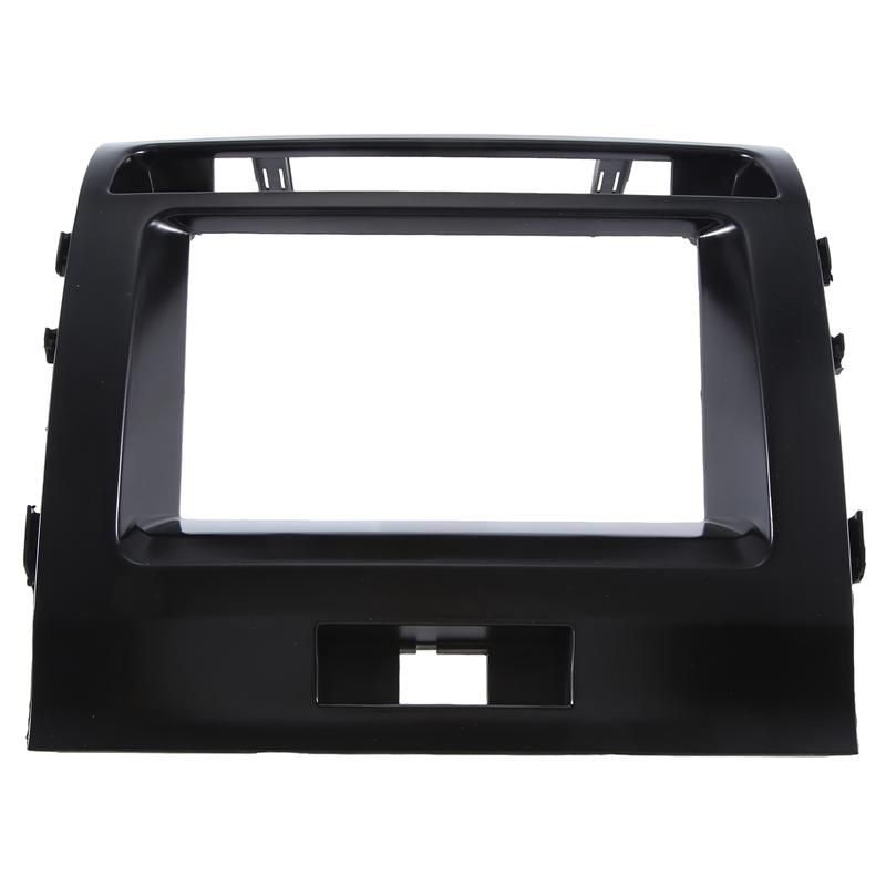 Durable-1 PCS Car Radio Fascia Black Plastic For TOYOTA Land Cruiser 200 (V8) 2007-2015 Dash Fitting Kit