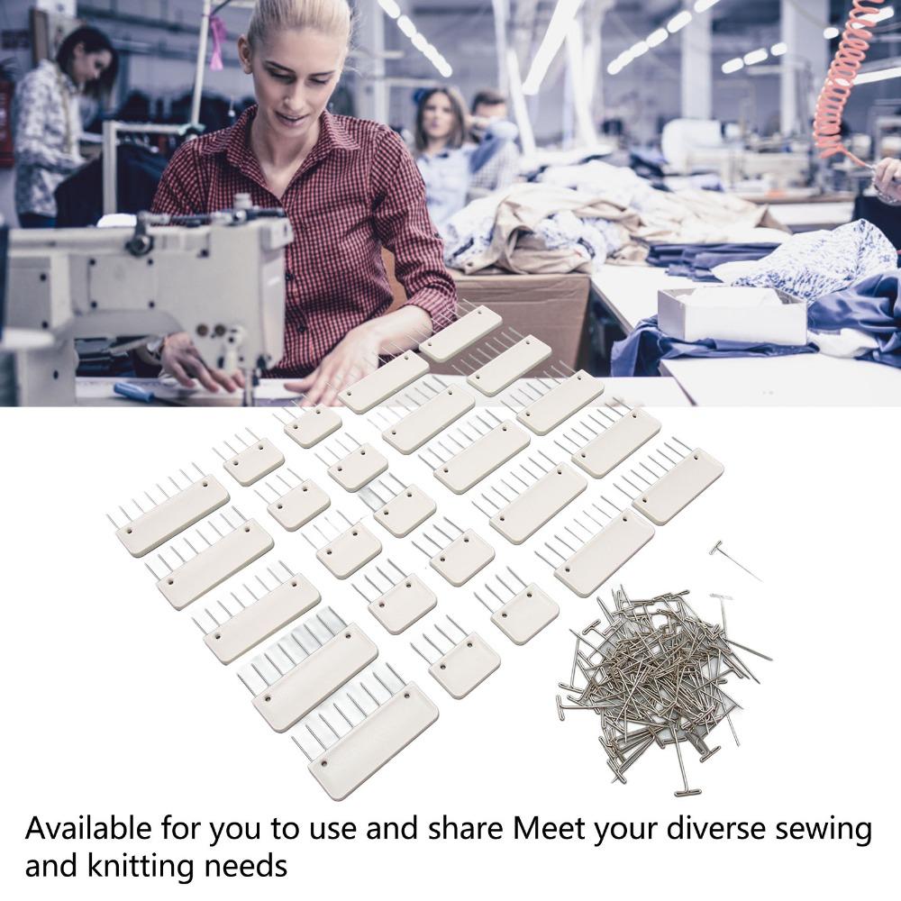 Multi-Piece Set Knit Blocking Combs Stainless Steel Blocking Pin Set For Knitting Projects