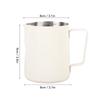With Scale Milk Pitcher 304 Stainless Steel Latte Art Frothing Cup  Coffee Preparation