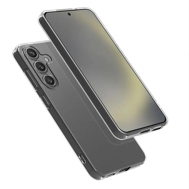 Простые мягкие прозрачные чехлы из ТПУ для Samsung Galaxy S25 Ultra Plus S 25 FE S25FE S25Plus S25Ultra 5G Чехол-обложка