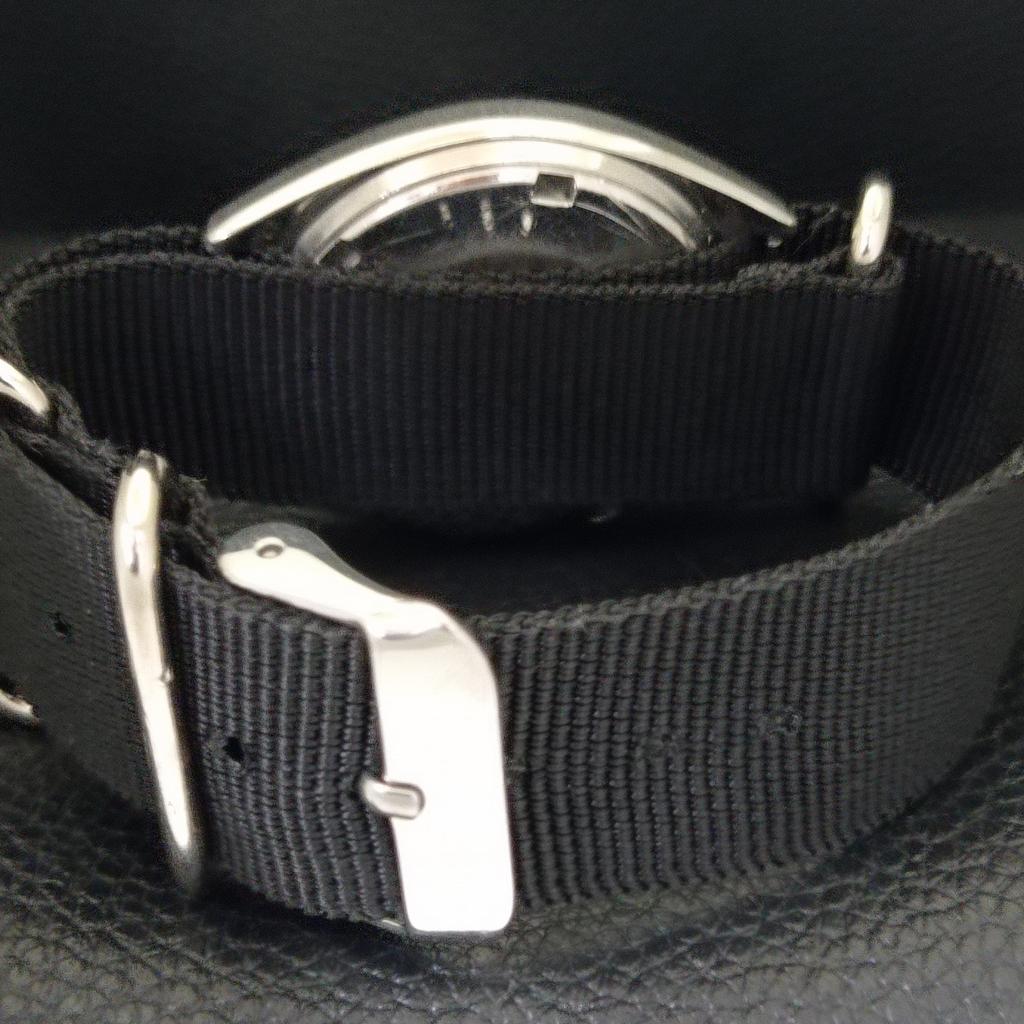 VINTAGE SEIKO 5 AUTOMATIC 6309A JAPAN MENS SILVER COLOR DIAL WATCH A701255-5 R206a-a701255