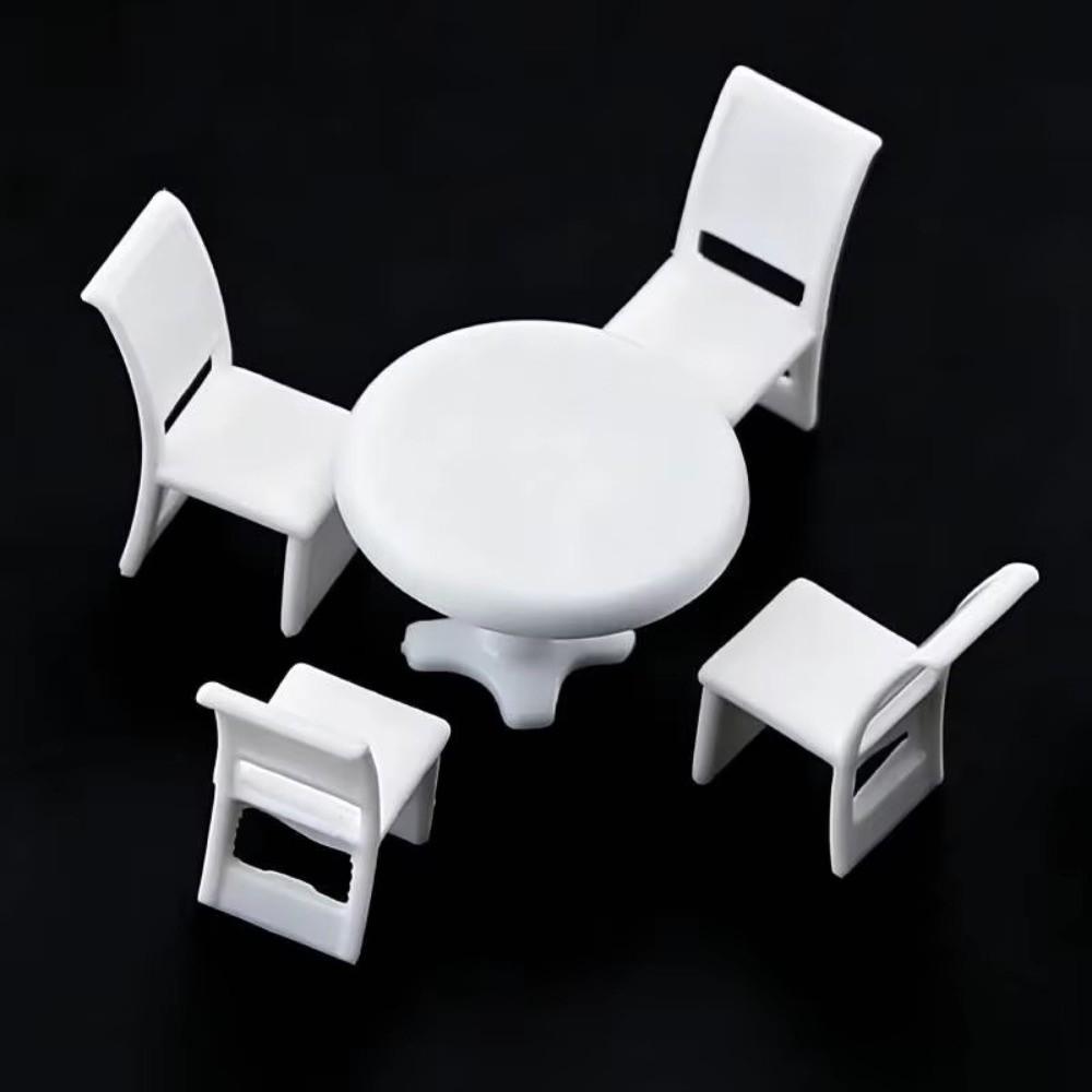 2Set Miniature Miniature Furniture Model Self Assembly Dollhouse Furniture Set House Decoration