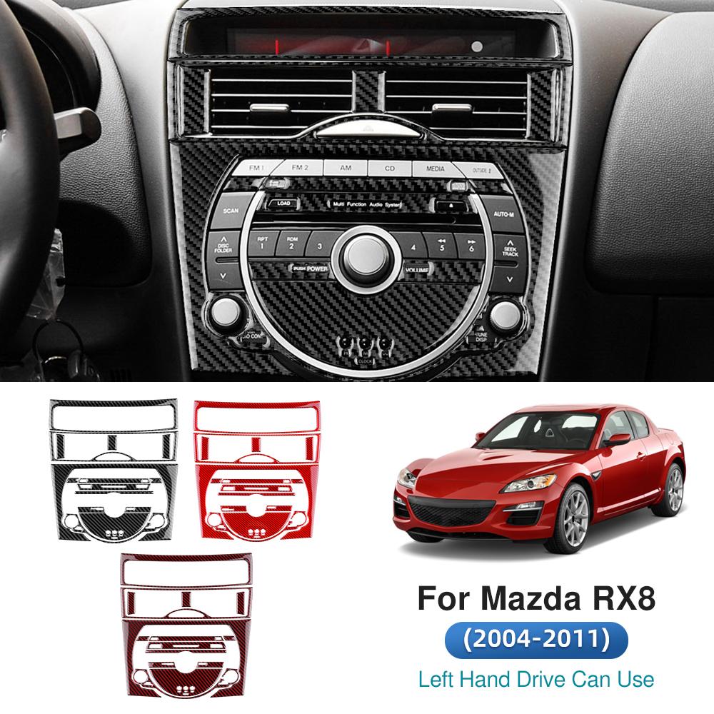 Carbon Fiber Modified For Mazda RX8 2004-11 Car Inner Styling Protective 3D Anti-scratch Sticker Trim Auto Interior Accessories