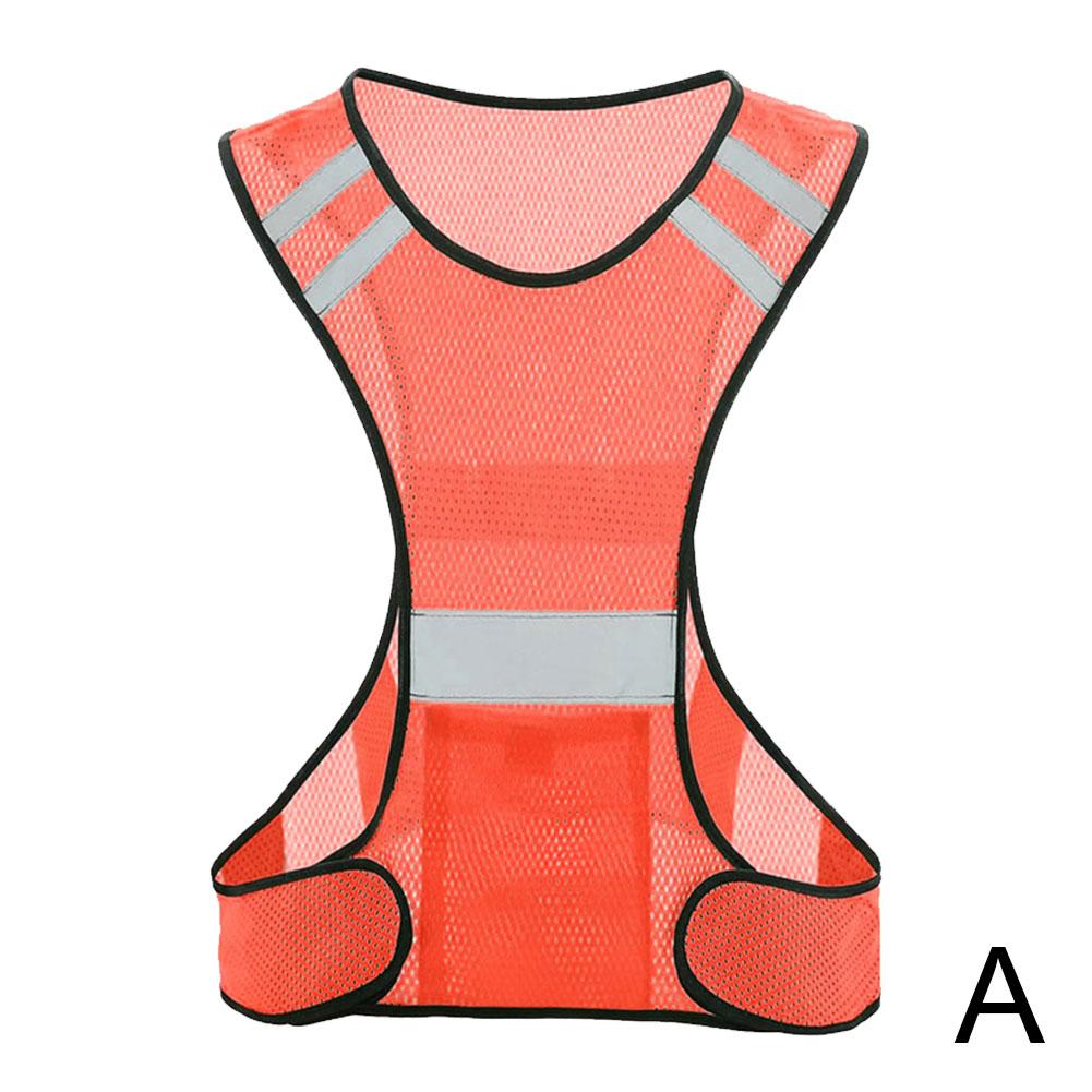 High Visibility Reflective Safety Vest With Reflective Strips Construction Workwear Safety Reflective Vest