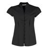 Womens/Ladies Continental V Neck Capped Sleeved Blouse