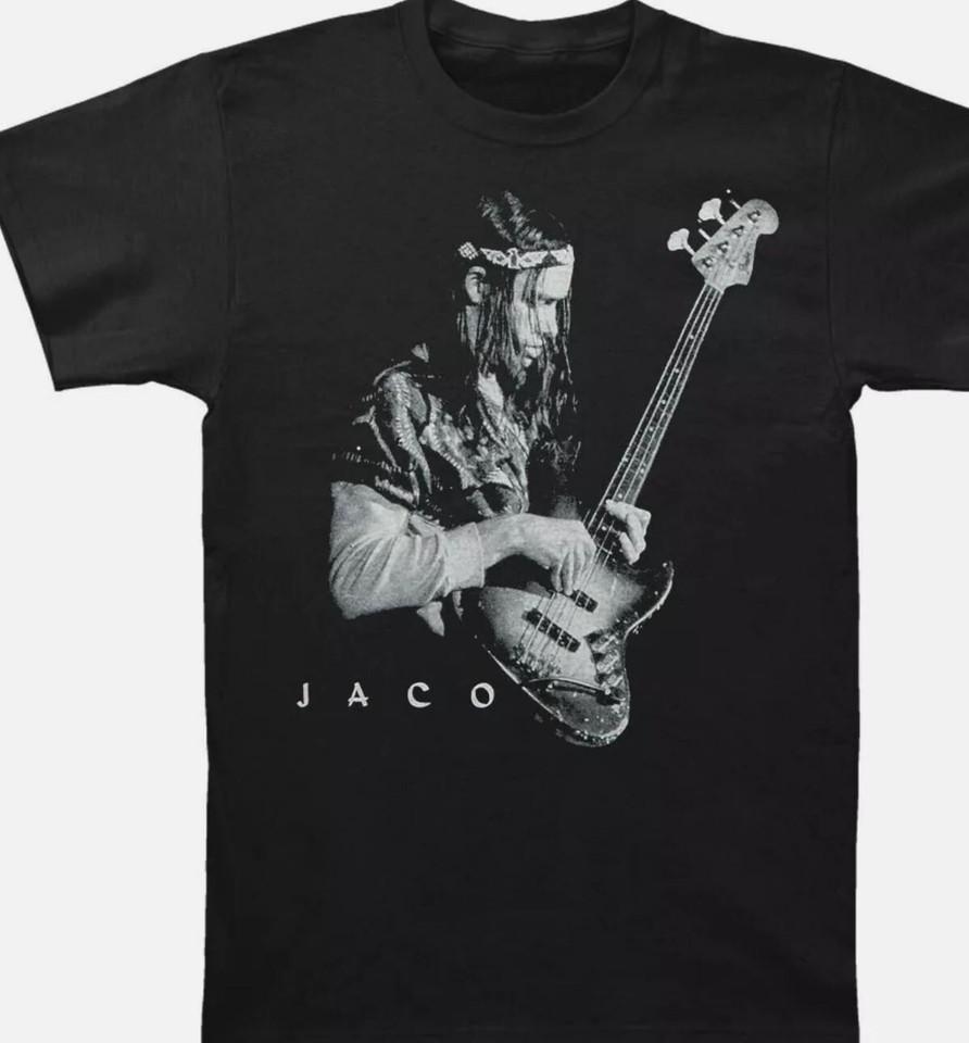 Унисекс Черная Футболка Jaco Pastorius S-3XL Q87348 Унисекс Футболка