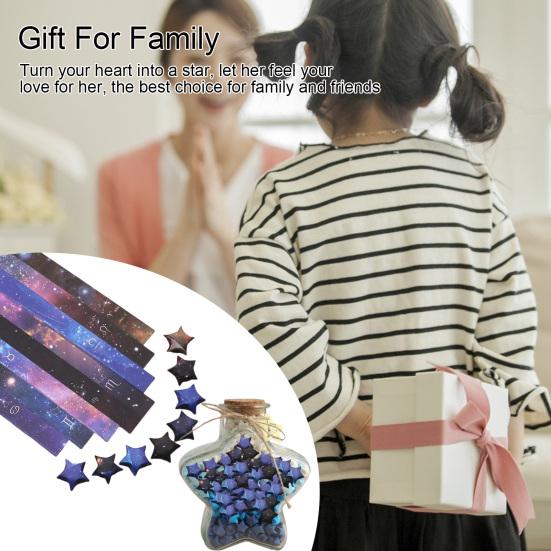 10 упаковок/1360 листов звезда оригами красивое звездное небо узор оригами звезда бумажные полоски DIY Art Craft украшения дома