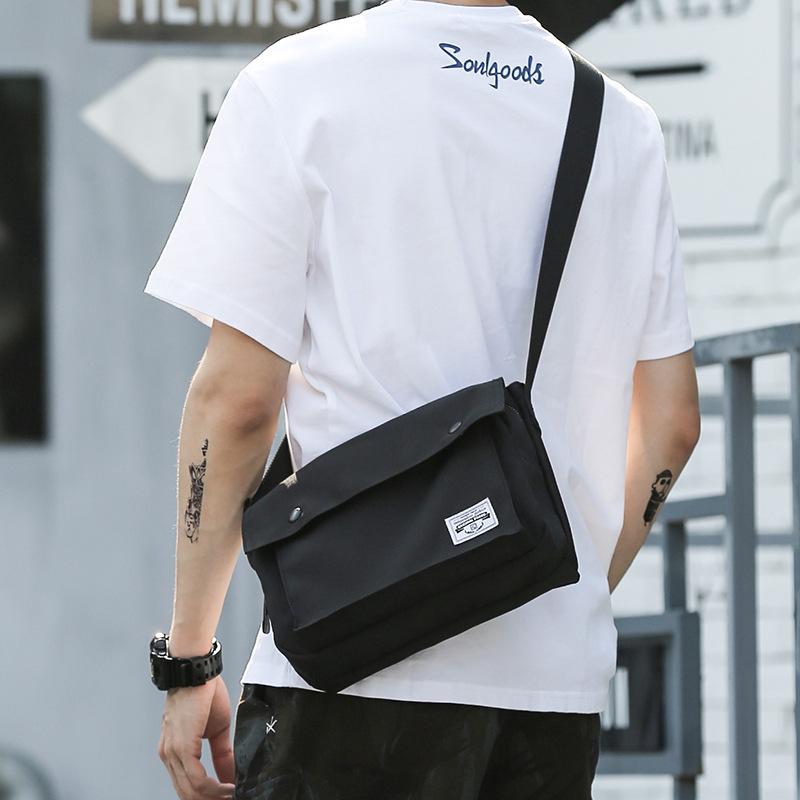 Men's Shoulder Bag Waterproof Simple Crossbody Bag Men's Bag Sports Messenger Bag Youth Slant Bag Female