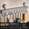 Suction cup kitchen hook hanging rod multi-functional kitchen rack spatula spoon hanger wall hanging storage rack