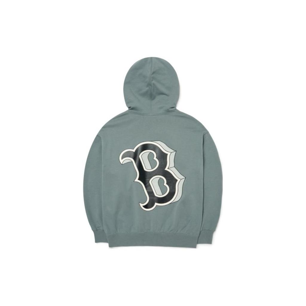 MLB Boston Red Sox Sweatshirts Unisex Pea Green Hooded Moderate Regular 3AHDB0224-43GRS