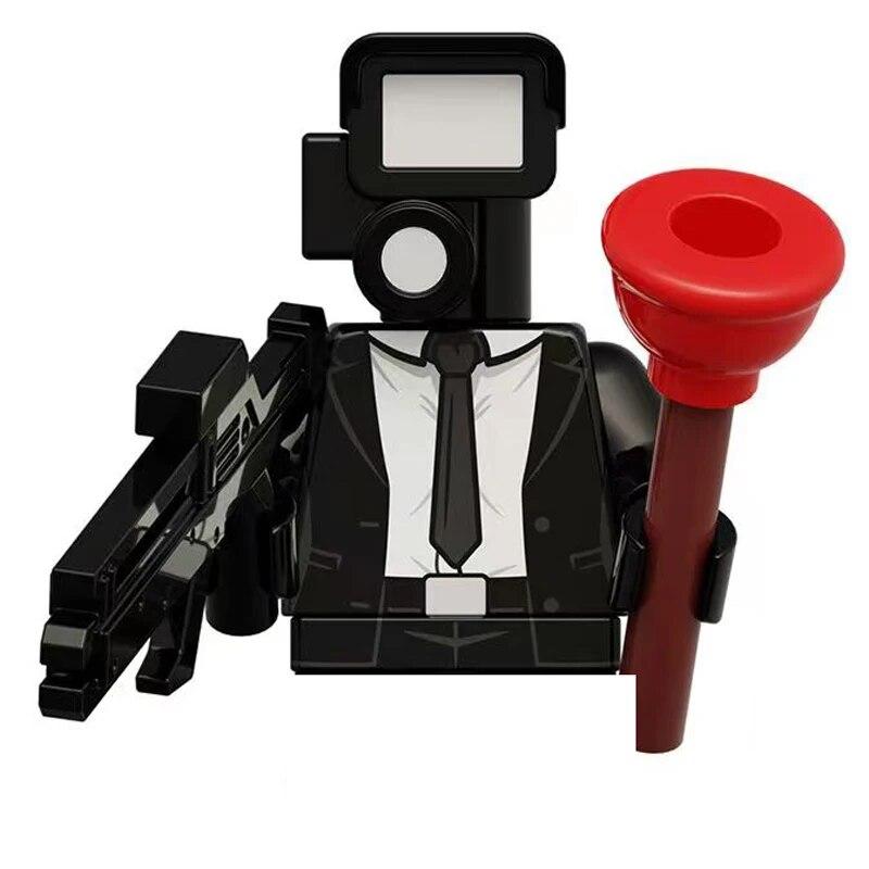 Мини-туалетные блоки, игрушки, аниме-игры, фигурки, строительные кирпичи, игрушки, подарок