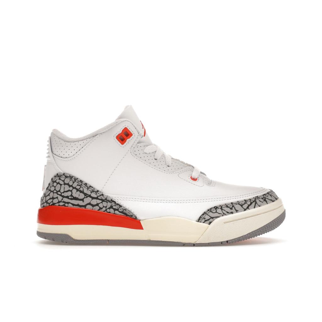 Air Jordan 3 Retro PS Georgia Peach Kids Sneakers White Cosmic-Clay Sail FQ9174-121
