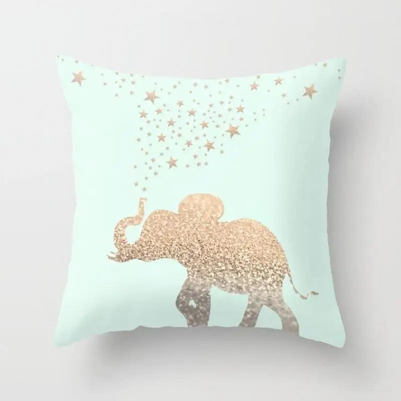 Мода Домашний Декор Простая Наволочка Мятно-зеленый Стул Диван Автомобильная Подушка Фермерский дом