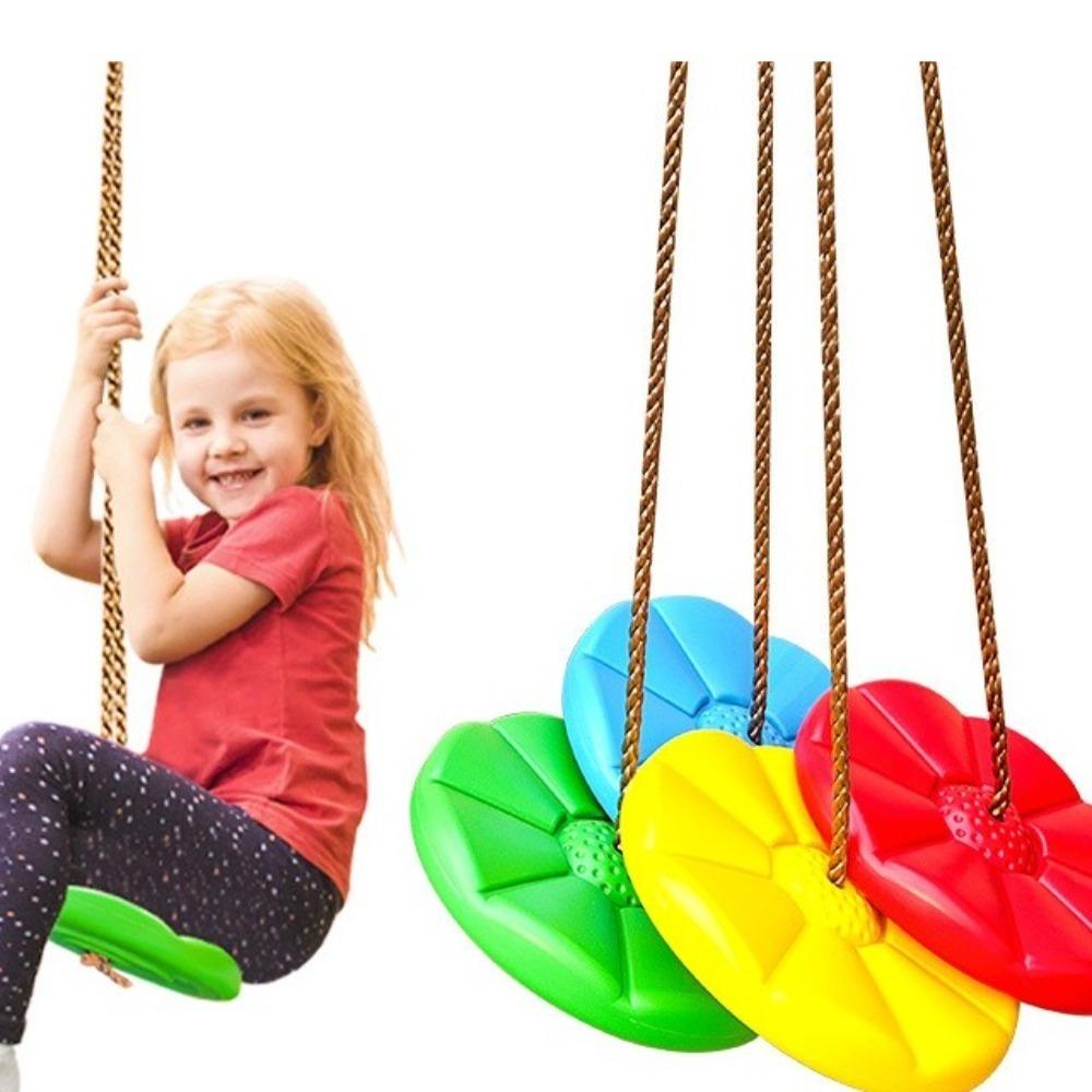 Height Adjustable Ropes Children's Disc Swing Indoor Outdoor Toys Toy Swings Kids Garden Swing
