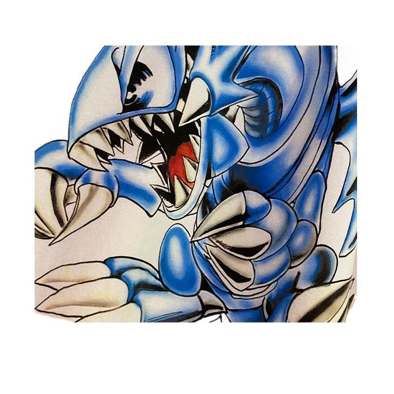 Hot Anime Yu Gi Oh T Shirt Blue Eyes White Dragon Graphic T-