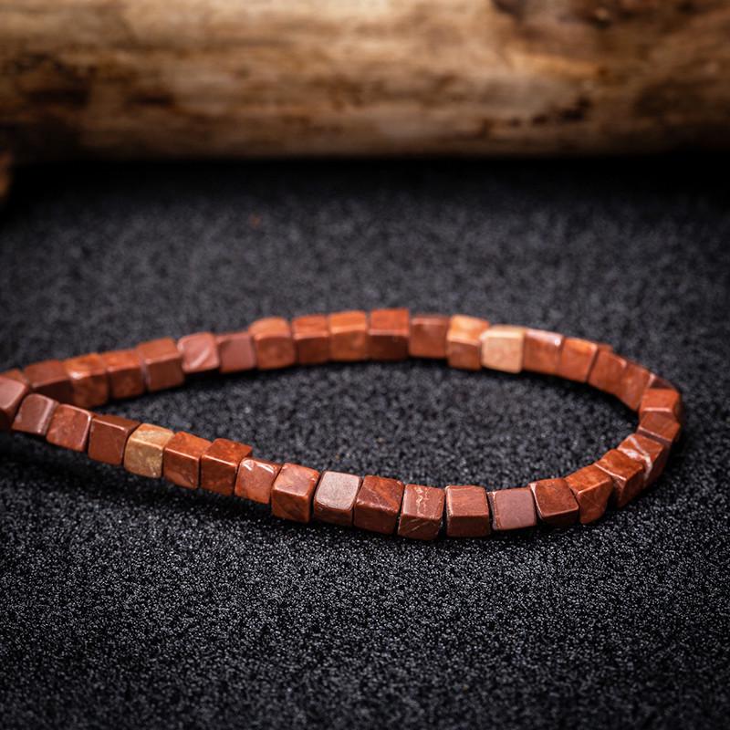 Кубики из натурального камня лазурита и бирюзы 4 мм – Креативный стиль